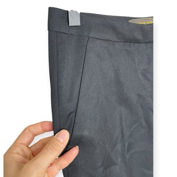 Louis Vuitton Uniform Black 100% Wools Dress Pants - Picture 5 of 10